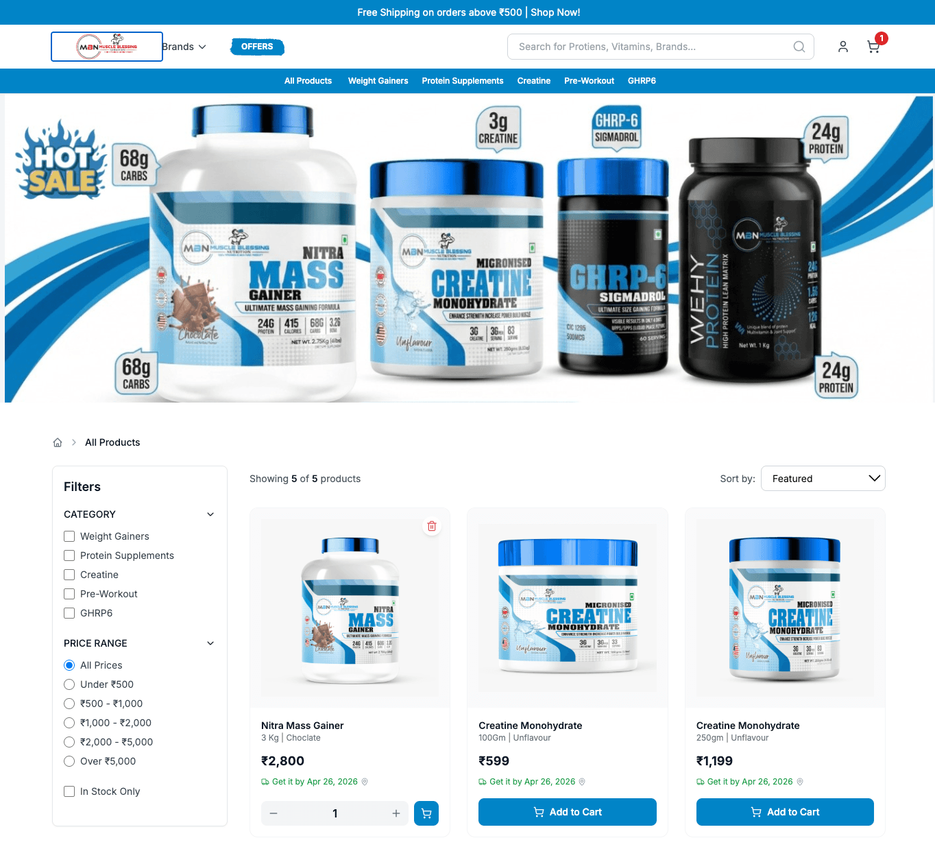 Muscle Blessing